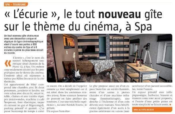 L'Ecurie Gite Duplex Welness Spa Bagian luar foto